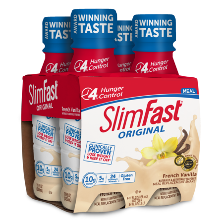 SLIMFAST Slimfast Ready To Drink Creamy Vanilla Shake 11 oz. Bottle, PK12 74002